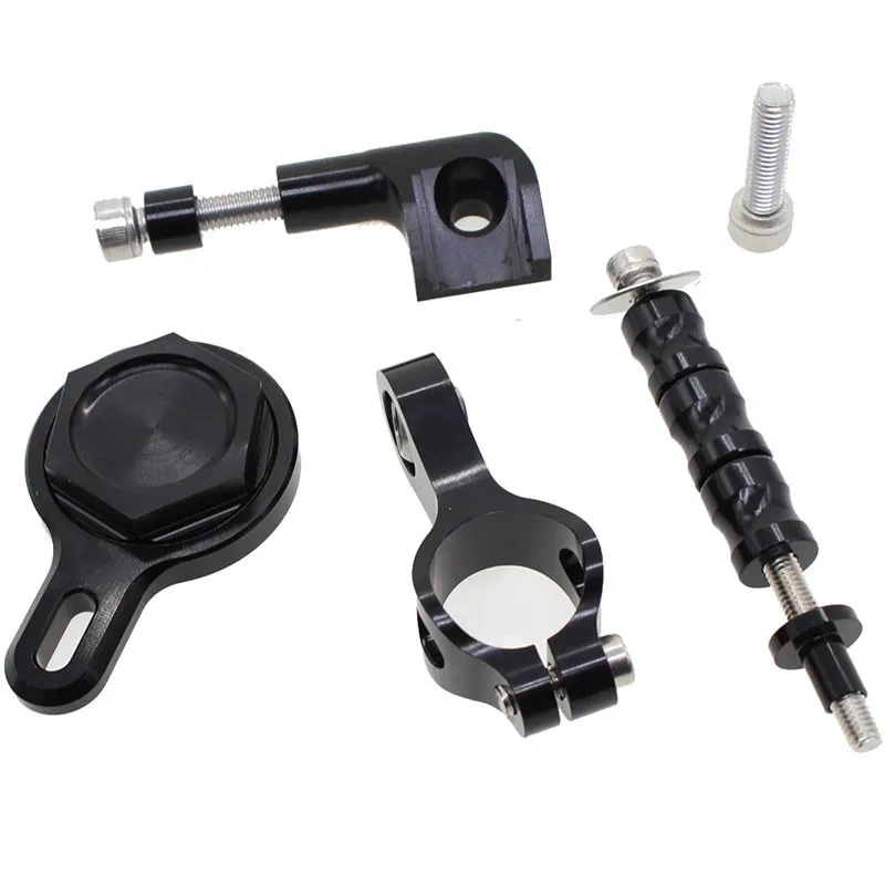 Motorcycle Steering Stabilizer Damper Mounting Kit Bracket Safety Control Reversed For Yamaha YZF R1 YZFR1 1998 1999 2000 2001