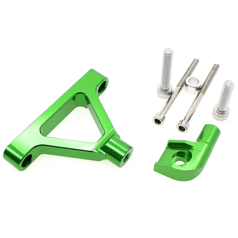 Fit For Kawasaki NINJA ZX6R ZX-6R 2007 2008 Damper Steering Stabilizer Linear Reversed Safety Control Bracket Mount Support
