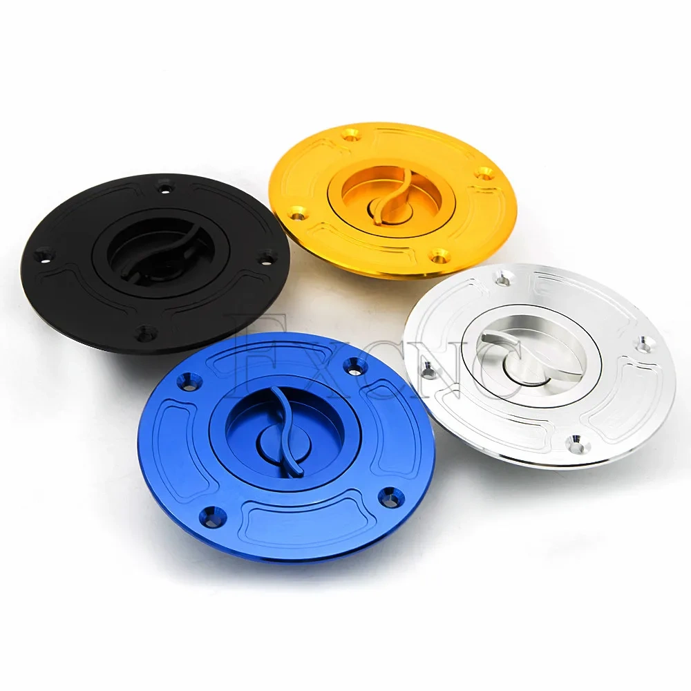 For Suzuki GS500 SV650 TL1000S/R GSXR600/750/1000/1300 GSX-R600 GSXR750 GSX600F CNC Motorcycle Aluminum Fuel Tank Gas Cap Cover