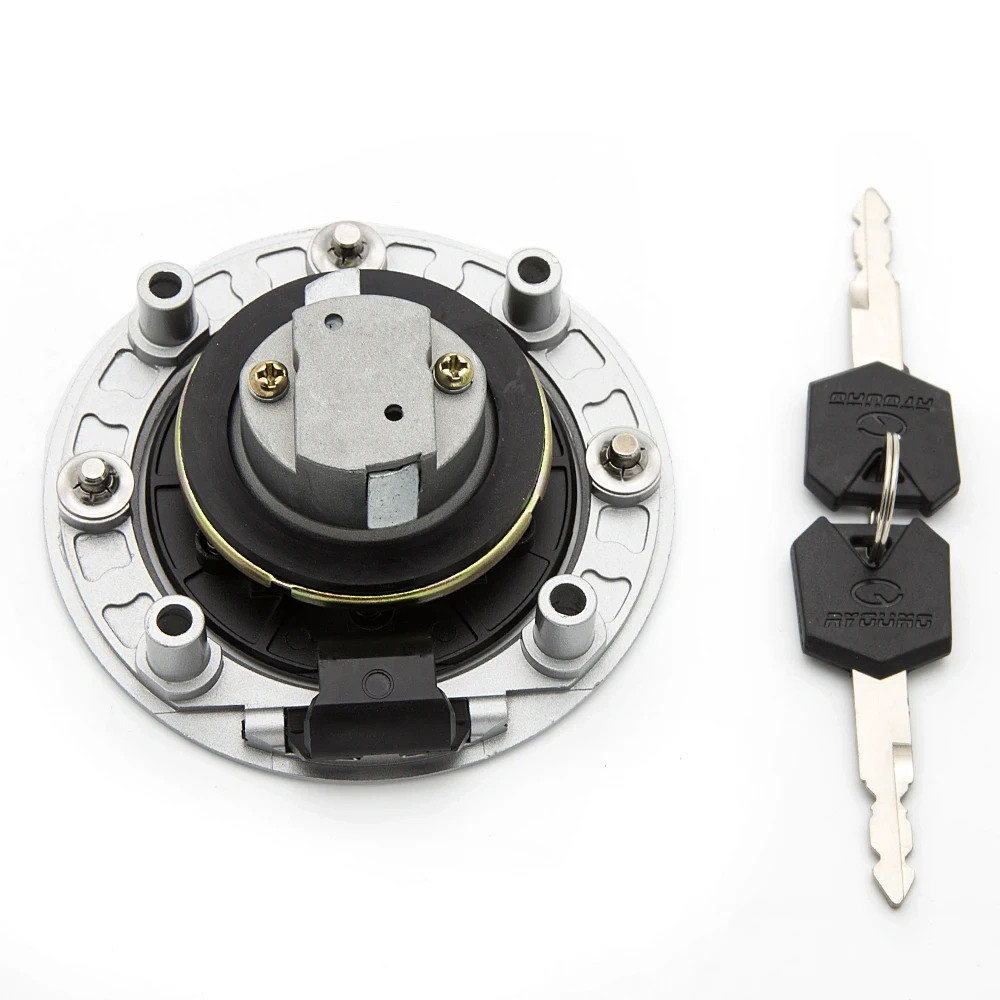 Motorcycle Oil Gas Cap Fuel Tank Cover Caps with 2 Keys For Suzuki GSXR 600 750 1996 1997 1998 1999 2000-2003 GSXR1000 2001 2002