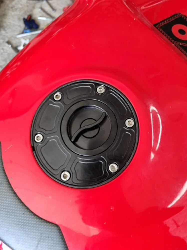 For Aprilia RS125 RS250 Shiver 750 Motorcycle Aluminum Fuel Tank Gas Cap Oil Tank Cover