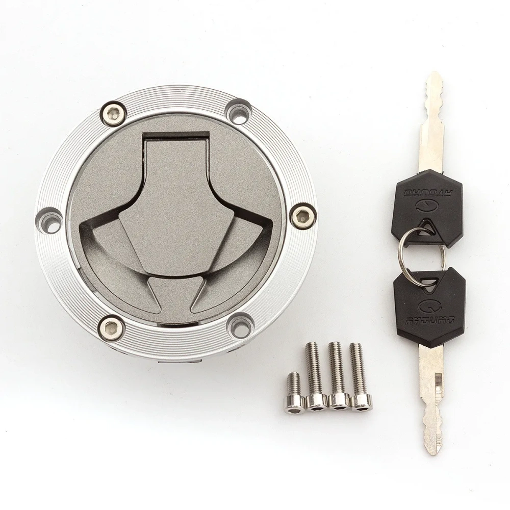 For Kawasaki Z250SL EX250 Ninja 250R EX300 Ninja 300 ER250 ER300 Z250 Z300 CNC Motorcycle Fuel Gas Cap Cover Tank Lock Set