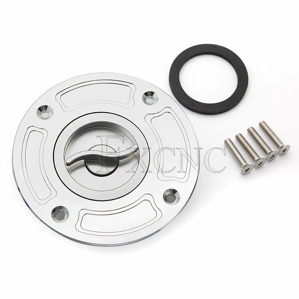 Motorcycle Fuel Tank Cover Gas Cap Keyless For Suzuki GSXR600 GSX-R GSXR 750 1000 GSF600 1200 Bandit Hayabusa GS500 SV650 TL1000