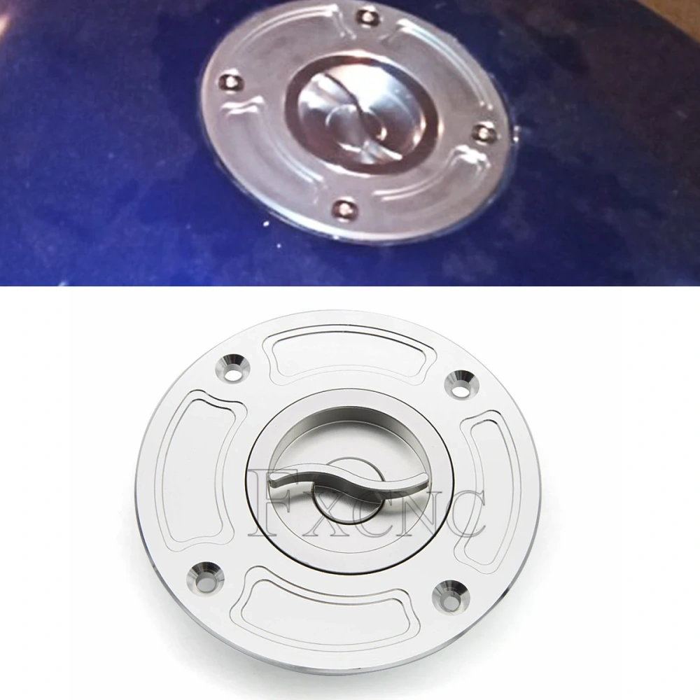 CNC Fuel Gas Tank Cap For  Suzuki GSXR 600 750 1000 K1 K2 K3 SV650 1996-1999 2000 2001 2002 2003