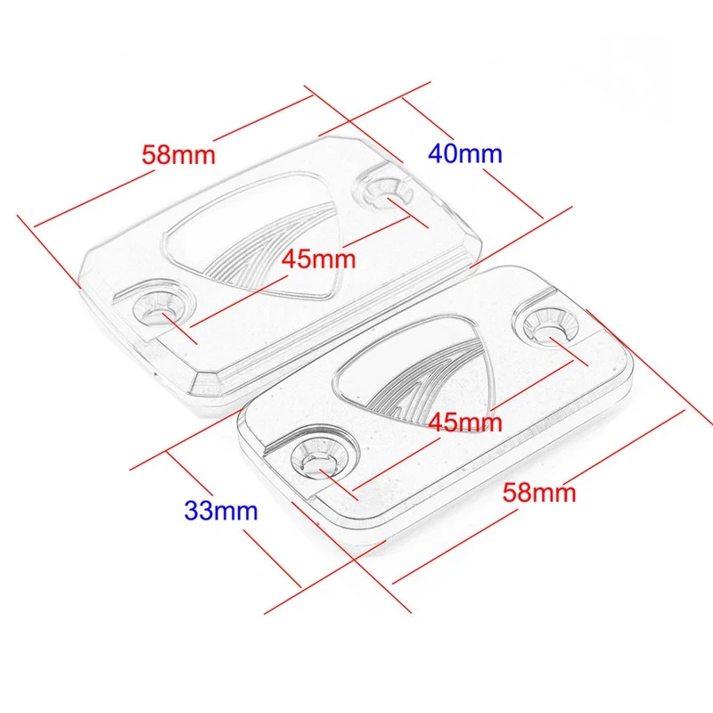 For Ducati Monster 695 696 S2R 800 795 796 759 Motorcycle Accessories Brake Fluid Reservoir Cap Cylinder Pump Cover