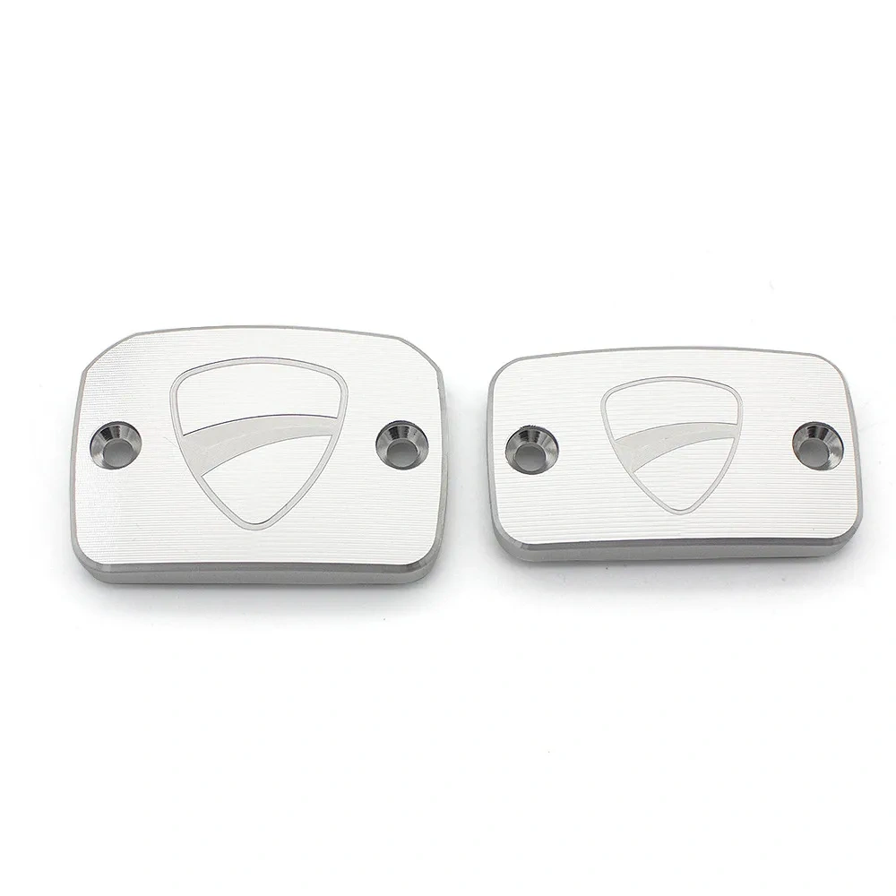 CNC Aluminum Motorcycle Brake Clutch Fluid Fuel Reservoir Cap Cover For Ducati Monster 695 696 S2R 800 795 796 759