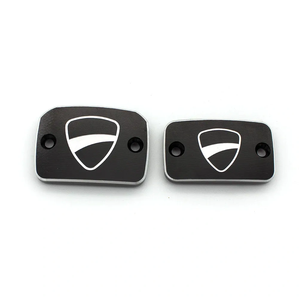 CNC Aluminum Motorcycle Brake Clutch Fluid Fuel Reservoir Cap Cover For Ducati Monster 695 696 S2R 800 795 796 759