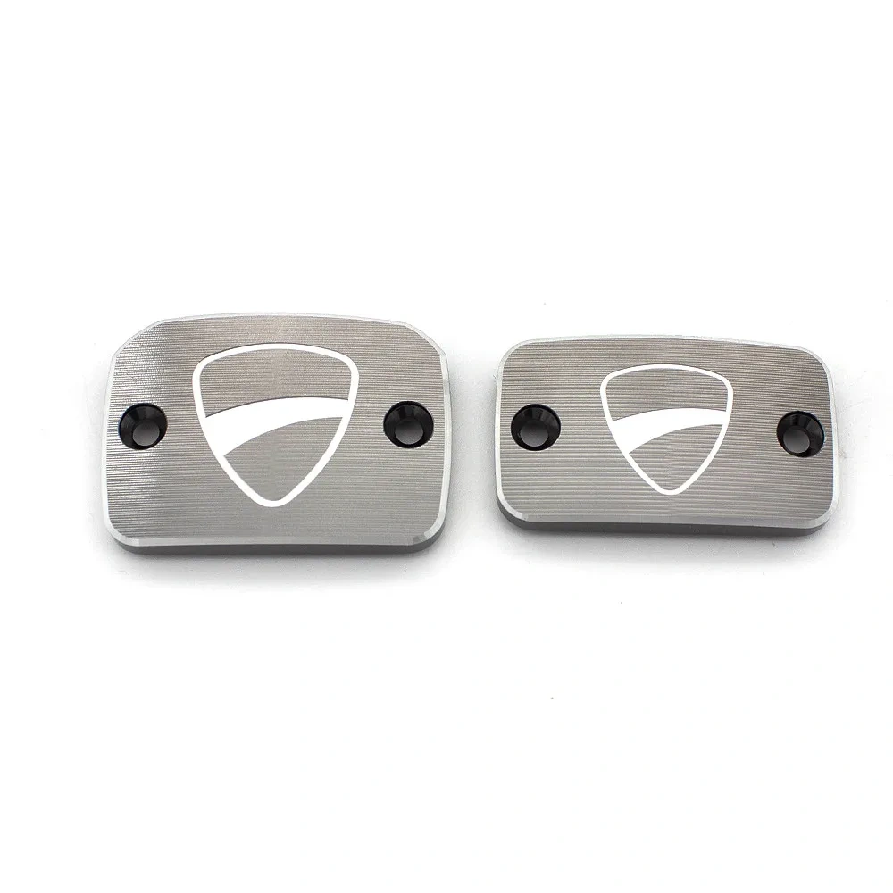 CNC Aluminum Motorcycle Brake Clutch Fluid Fuel Reservoir Cap Cover For Ducati Monster 695 696 S2R 800 795 796 759