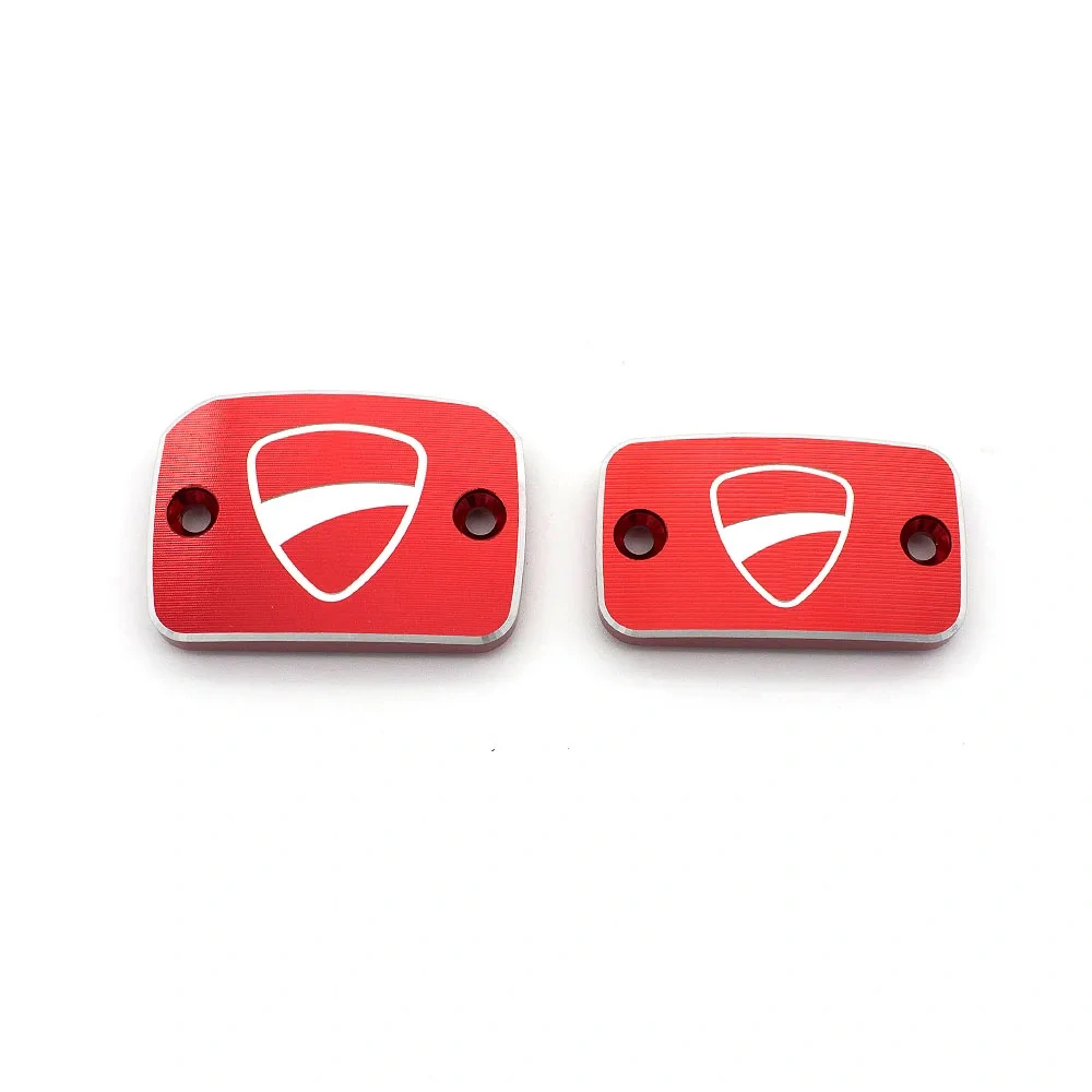 CNC Aluminum Motorcycle Brake Clutch Fluid Fuel Reservoir Cap Cover For Ducati Monster 695 696 S2R 800 795 796 759