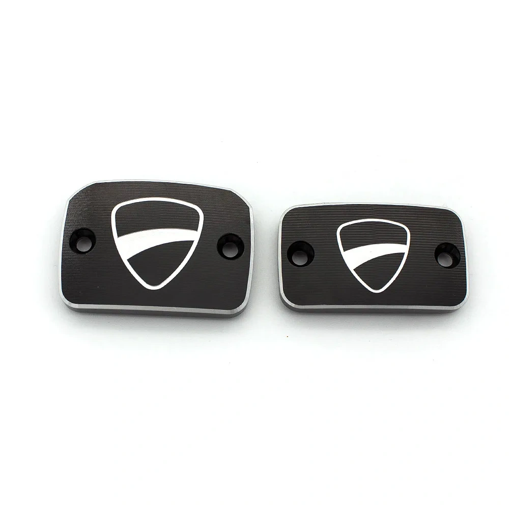 CNC Aluminum Motorcycle Brake Clutch Fluid Fuel Reservoir Cap Cover For Ducati Monster 695 696 S2R 800 795 796 759