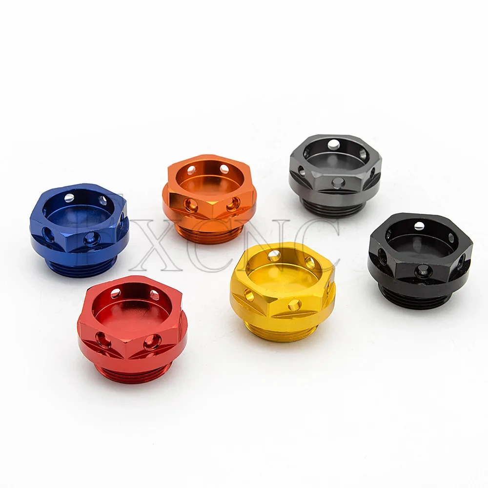 For Kawasaki Ninja ZX-6R ZX-6RR ZX-9R ZX-10 ZX-11 ZX-12R ZX-14R CNC Aluminum Motorcycles Oil Dip Stick Oil Filler Cap Dipstick