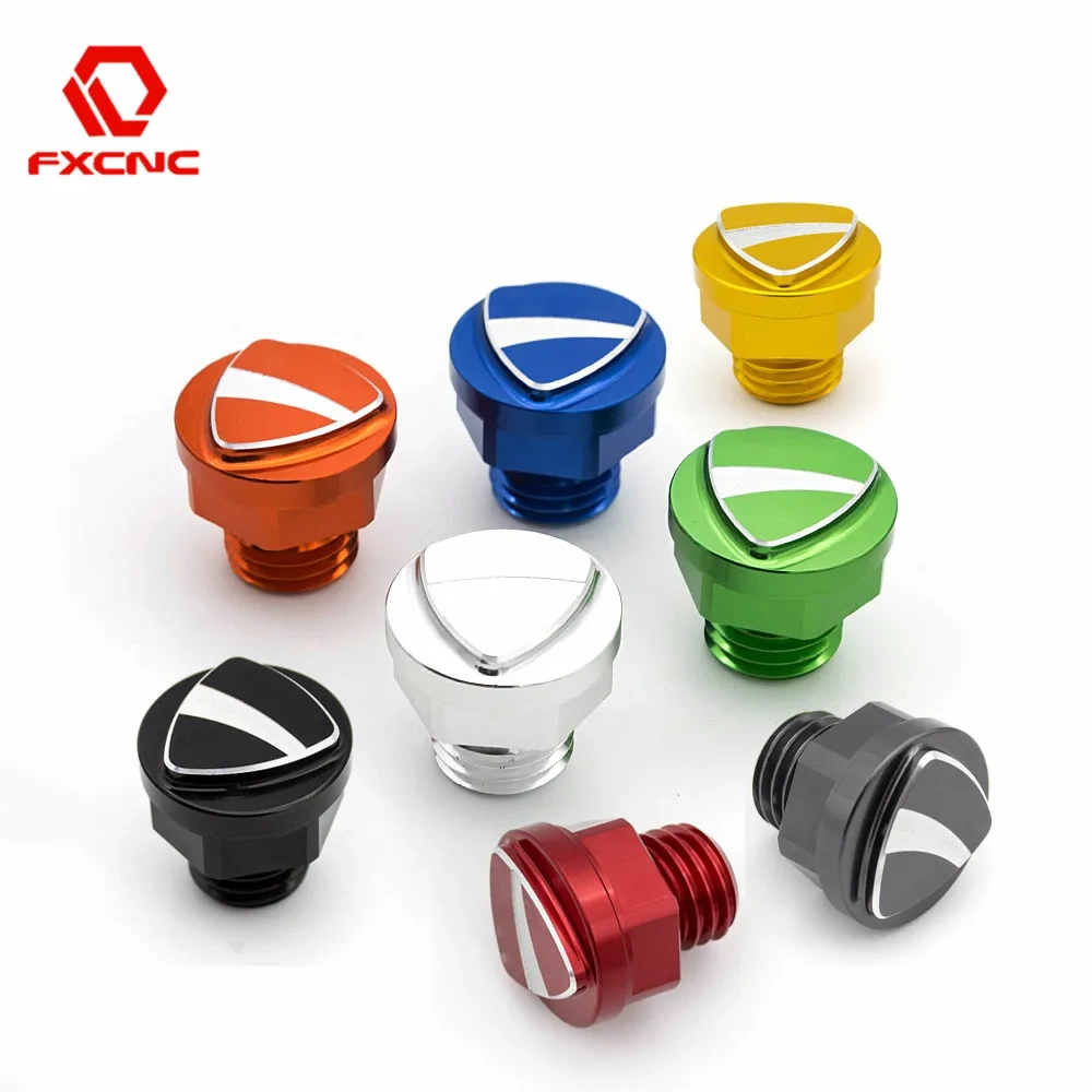 CNC Engine Oil Filler Screw Cap For Ducati Monster 696 796 797 821 1100 EVO 1200 1098/1198 848/EVO Panigale 899 959 1199 1299
