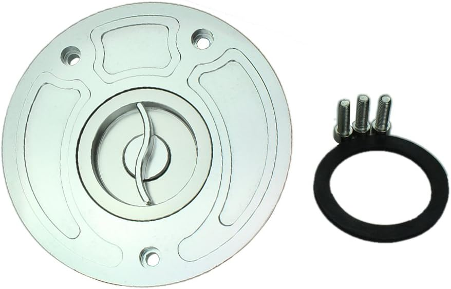 CNC Aluminum Motorcycle Fuel Gas Cap Tank Cover Keyless Caps Accessories For Kawasaki ZX-7 ZX-7RR ZX7R ZX 7R 7RR