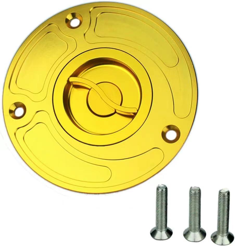 CNC Aluminum Motorcycle Oil Fuel Tank Gas Cap Cover Keyless For Yamaha YZF R3 R25 R15 R1 R6 FZ1 FZ6 FZ8 MT07 MT09 XJ6 DIVERSION