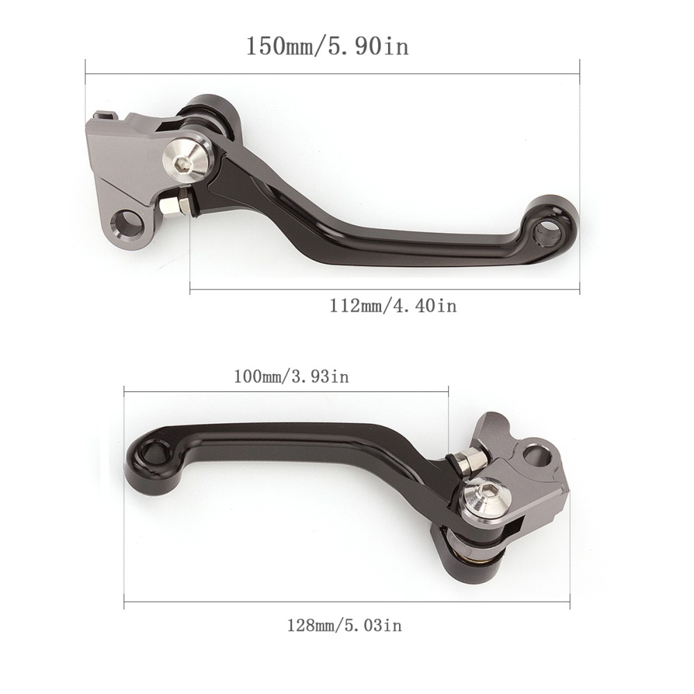 Short Adjustable Brake&Clutch Lever -- For Kawasaki KX125 250 1997-1999