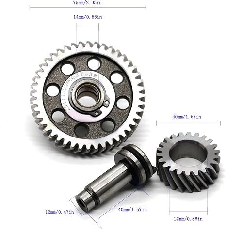 FXCNC Racing Iron Scooter Performance Racing Camshaft Compatible with CG125 CG110 JX110 JX125 Titanium 1 Pcs