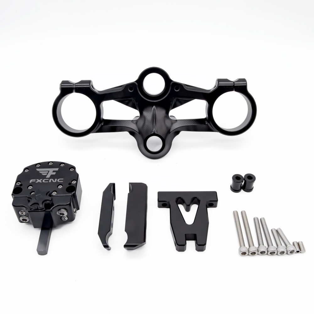 CNC Motorcycle Alu T6061 Steering damper Kits for KTM RC250 RC390 RC 250 390 All Years