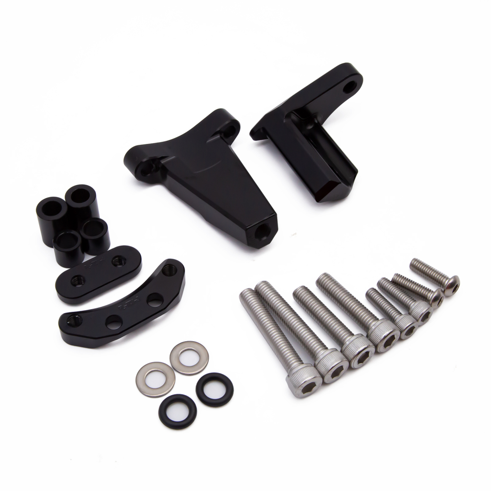 CNC MOTORCYCLE ALU T6061 STEERING DAMPER BRACKET MOUNT KITS FOR CFMOTO CF Moto 450SR CF450SR 2022 2023 2024