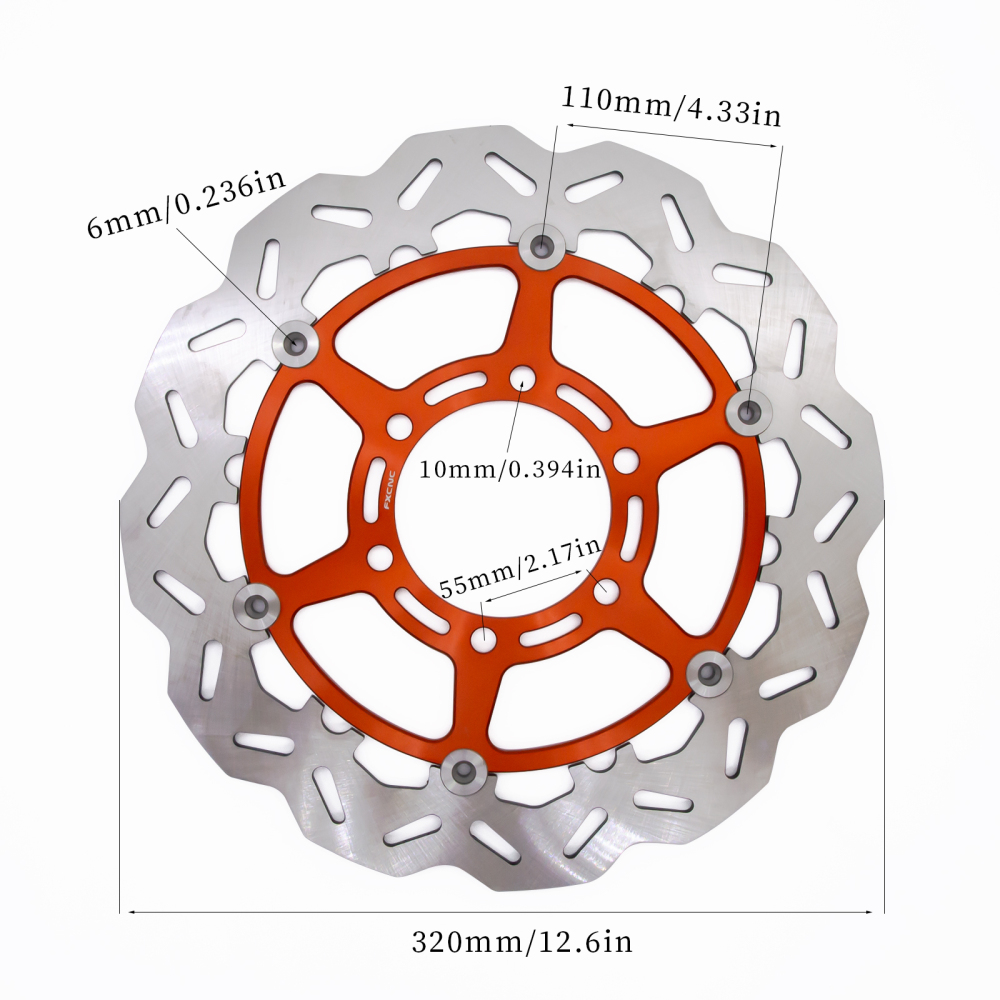CNC MOTORCYCLE DISC BRAKE ROTOR FOR KTM RC390 2017-2020 KTM Duke 390 2017-2023