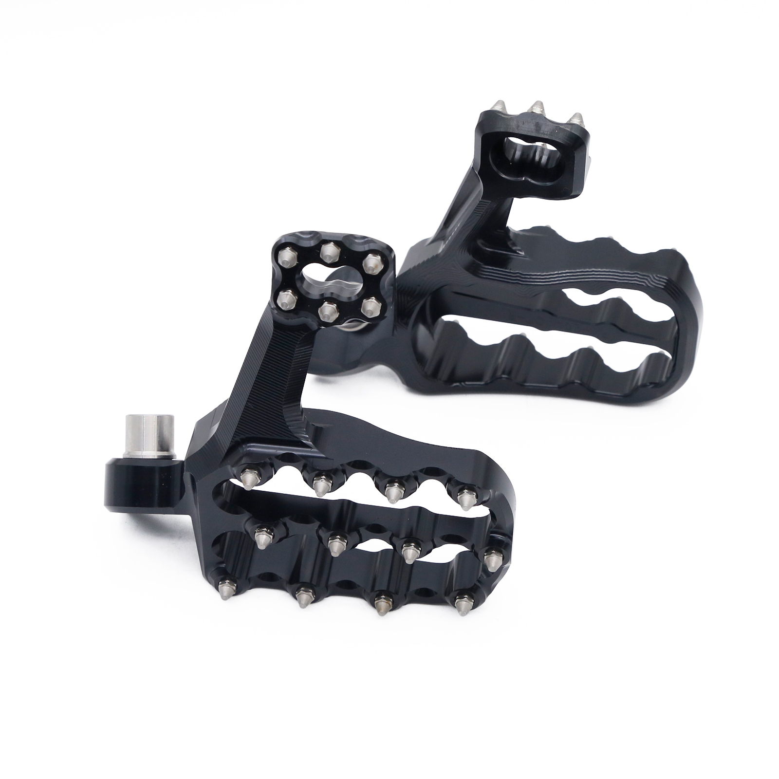 CNC DIRT BIKE EXTENSION TYPE PEGS PEDALS FOOT REST FOOTPEG FOR YAMAHA YZ85/125/250 99-22 YZF250 WR250F 99-22 YZF450 04-22
