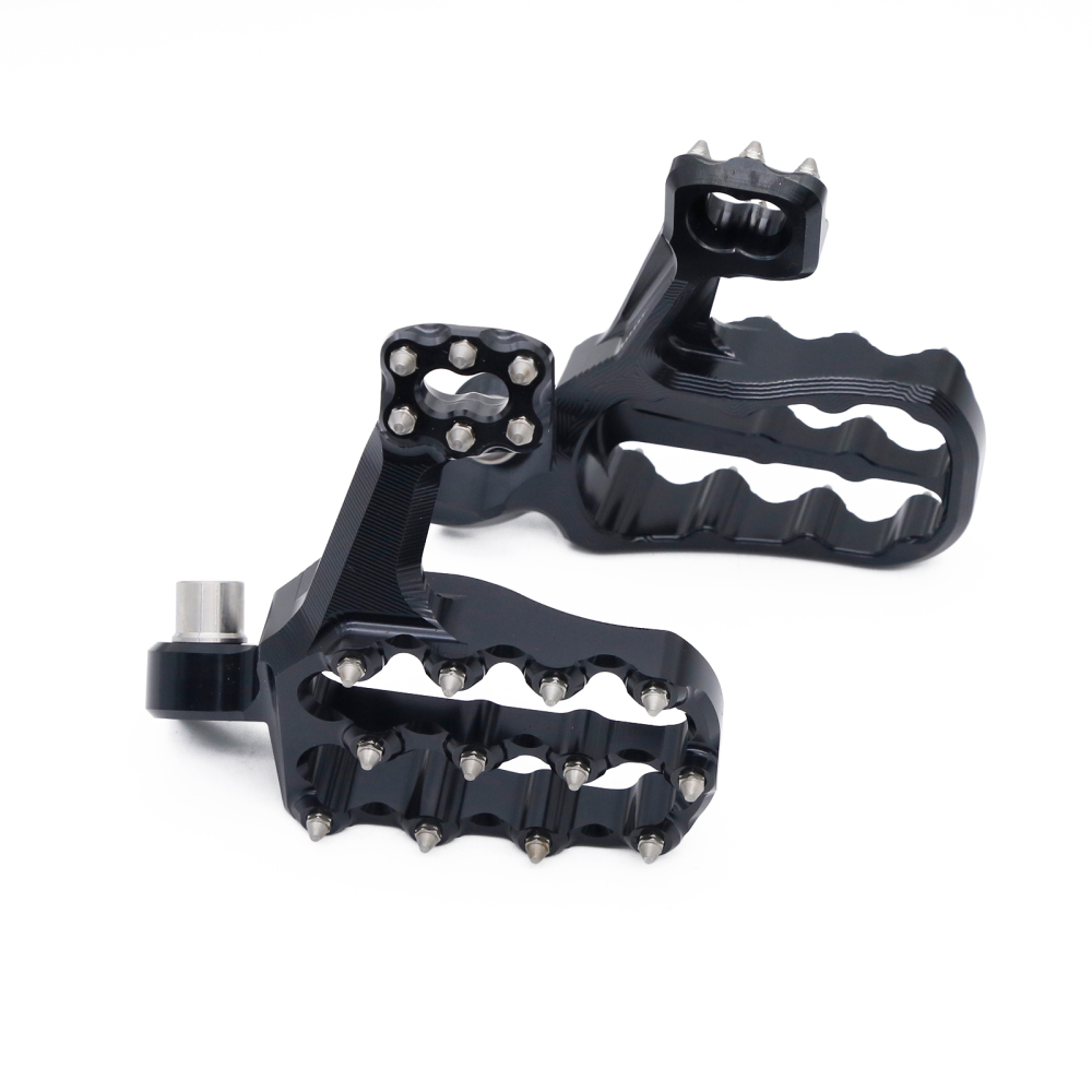 CNC DIRT BIKE EXTENSION TYPE PEGS PEDALS FOOT REST FOOTPEG FOR YAMAHA YZ85/125/250 99-22 YZF250 WR250F 99-22 YZF450 04-22
