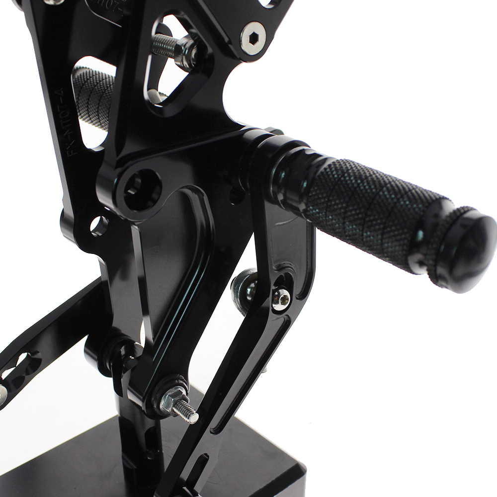 Adjustable Rearsets FOR MT-07 FZ07 MT07 FZ-07 2013-2020, XSR700 XSR 700 2015-2018, Tracer 700 2018-2020 CNC Motorcycle CNC Footrest Rear Set