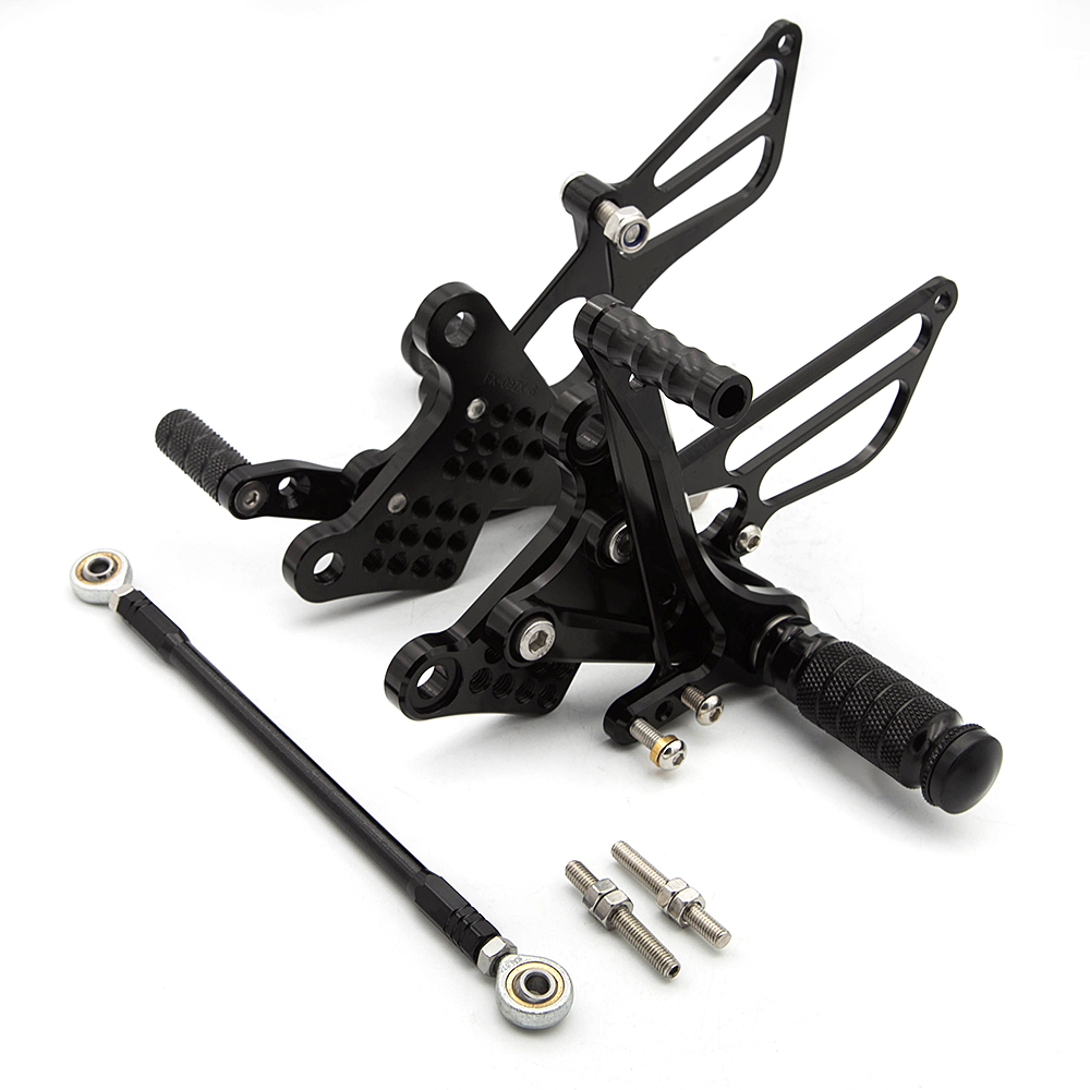 Adjustable Rearset Footpegs  For Ninja ZX6R ZX636 ZX-6R 636 2009-2020