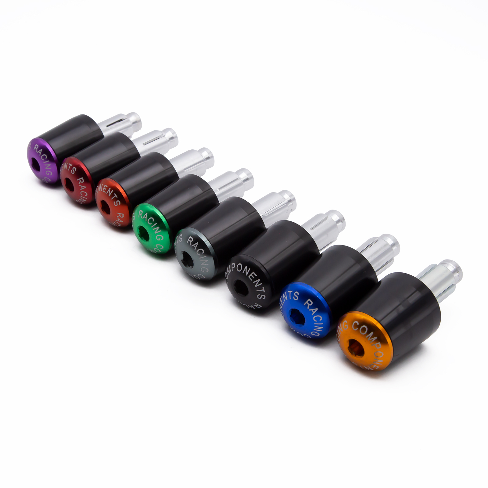 7/8 inch 22mm Handlebar End CNC Motorcycles Steering Counterweight Fists Hand Grips Bar Ends Slider