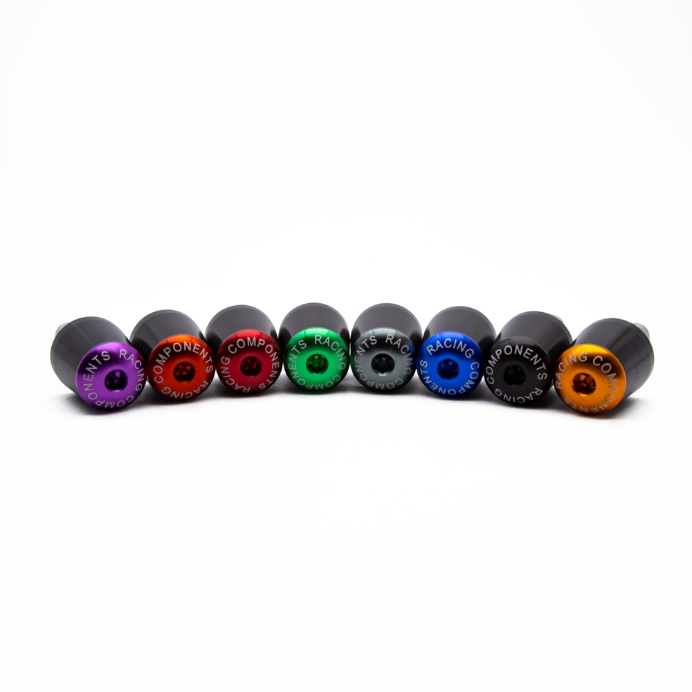 7/8 inch 22mm Handlebar End CNC Motorcycles Steering Counterweight Fists Hand Grips Bar Ends Slider