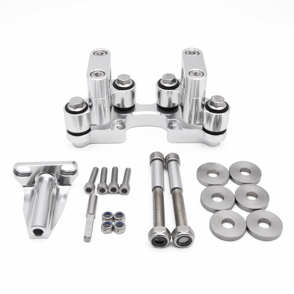 CNC MOTORCYCLE STEEING Handlebar Riser CLAMPS FOR KOVEMOTO 800X 2023 2024