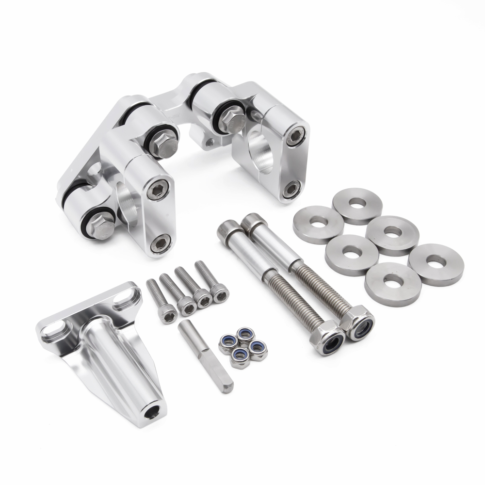 CNC MOTORCYCLE STEEING Handlebar Riser CLAMPS FOR KOVEMOTO 800X 2023 2024