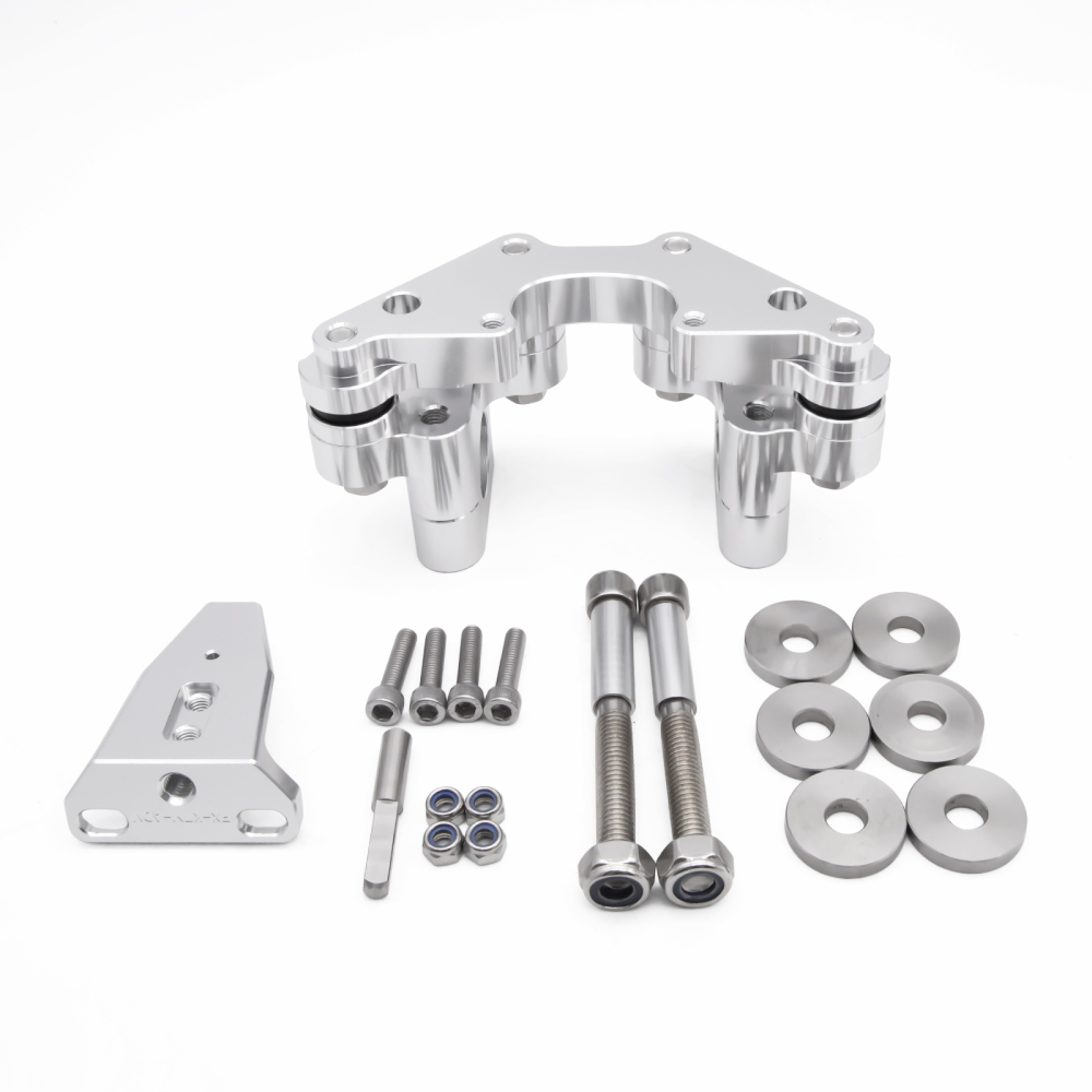 CNC MOTORCYCLE STEEING Handlebar Riser CLAMPS FOR KOVEMOTO 800X 2023 2024