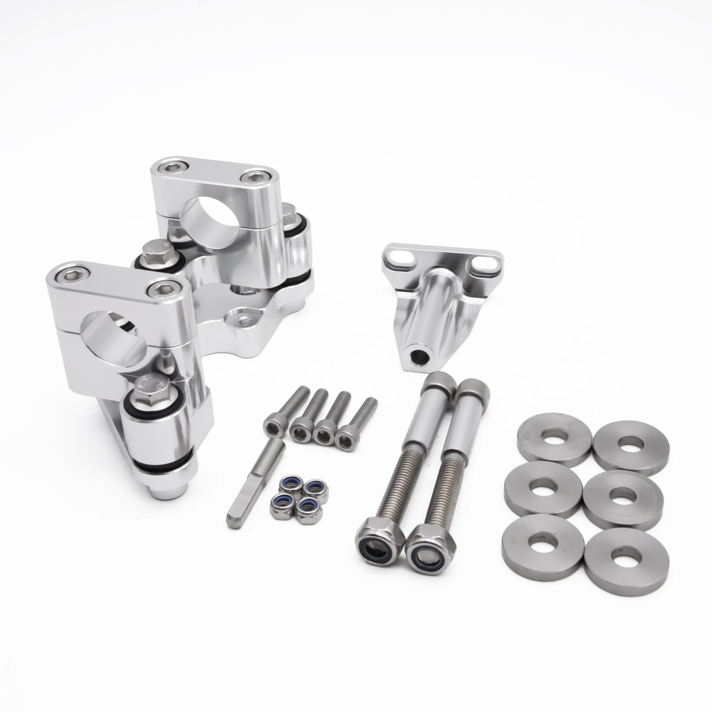 CNC MOTORCYCLE STEEING Handlebar Riser CLAMPS FOR KOVEMOTO 800X 2023 2024