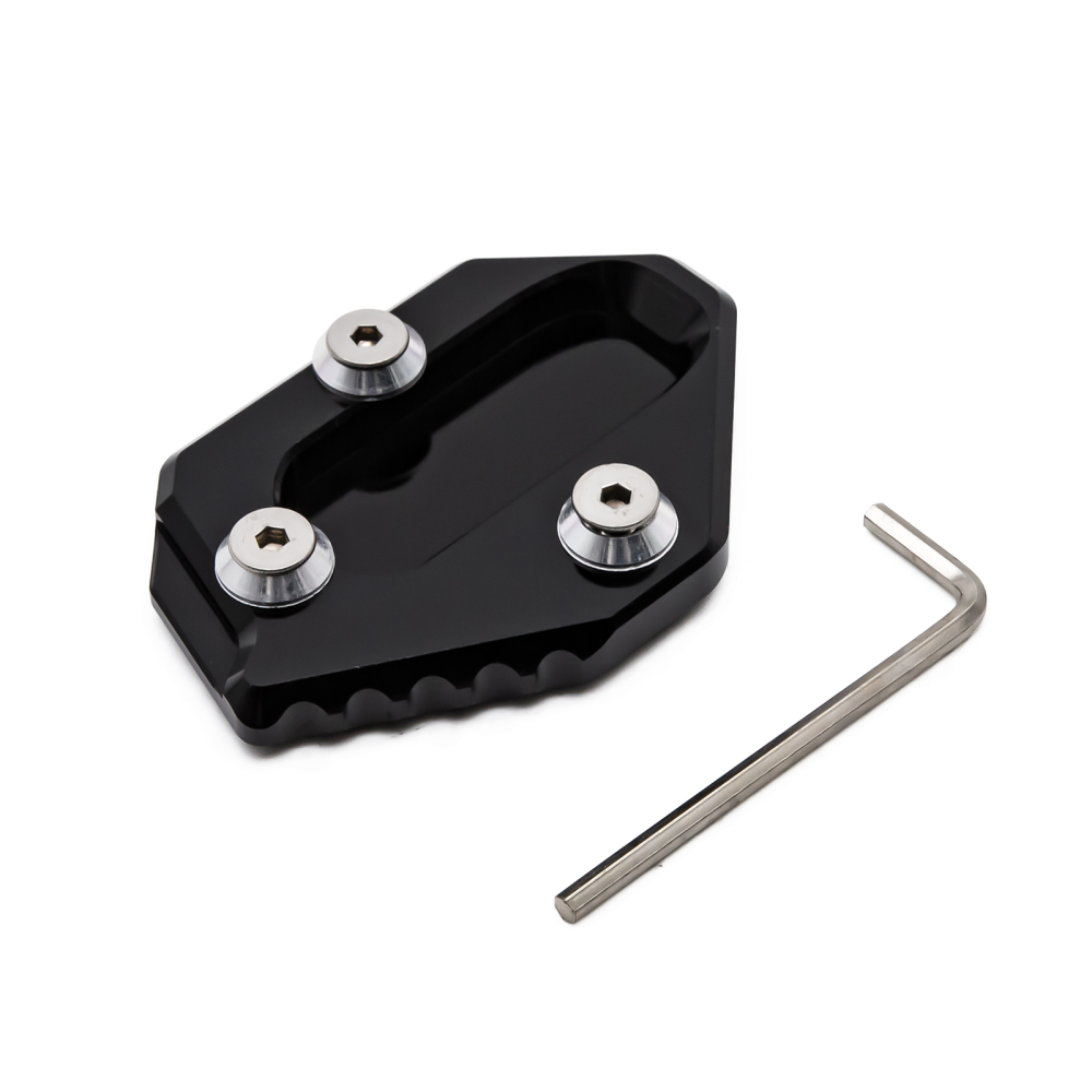 CNC Motorcyle Sidestand Enlarge Plate for super soco Tc electric scooter