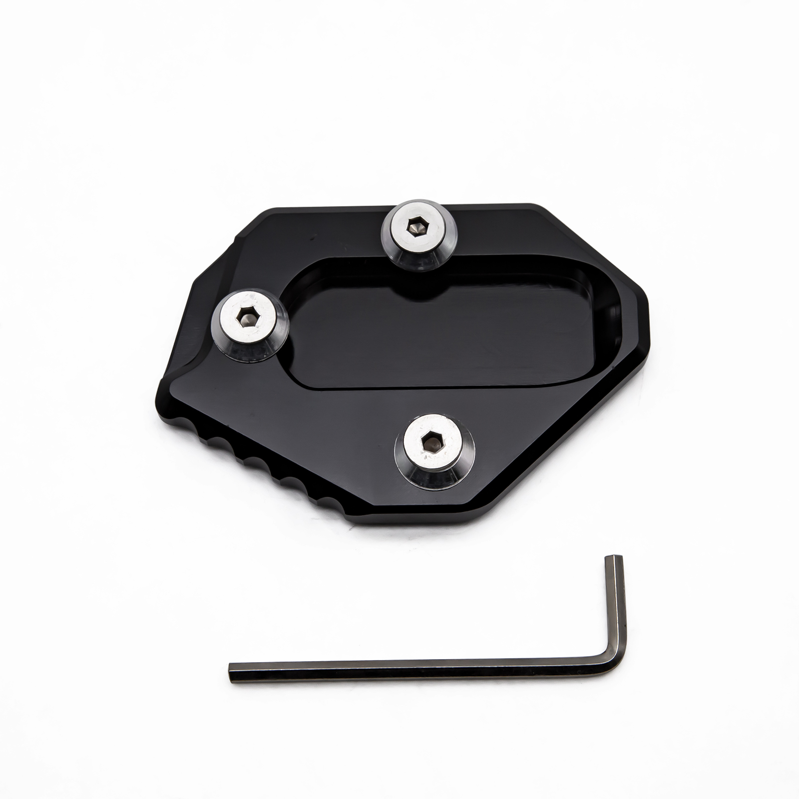 CNC Motorcyle Sidestand Enlarge Plate for super soco Tc electric scooter