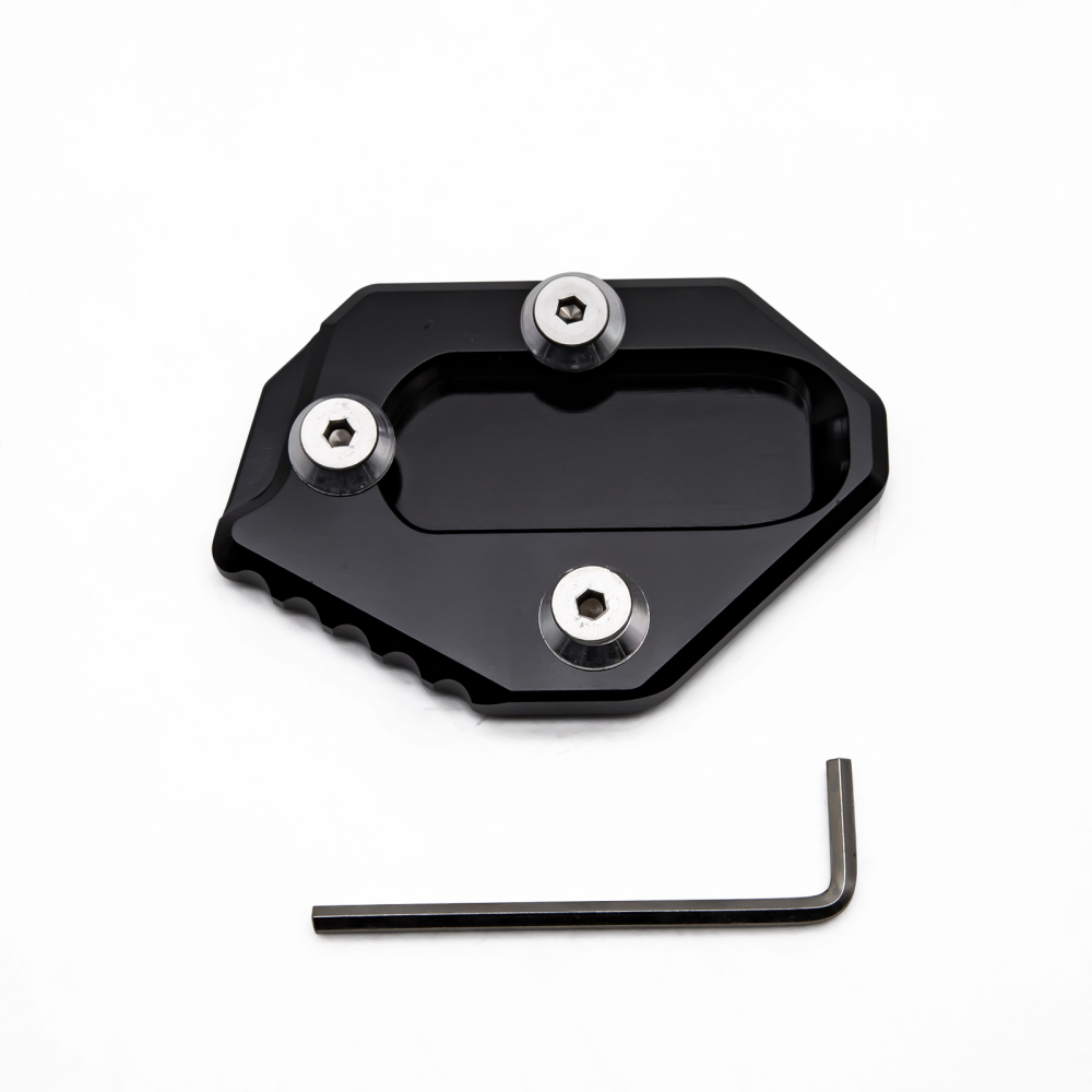 CNC Motorcyle Sidestand Enlarge Plate for super soco Tc electric scooter
