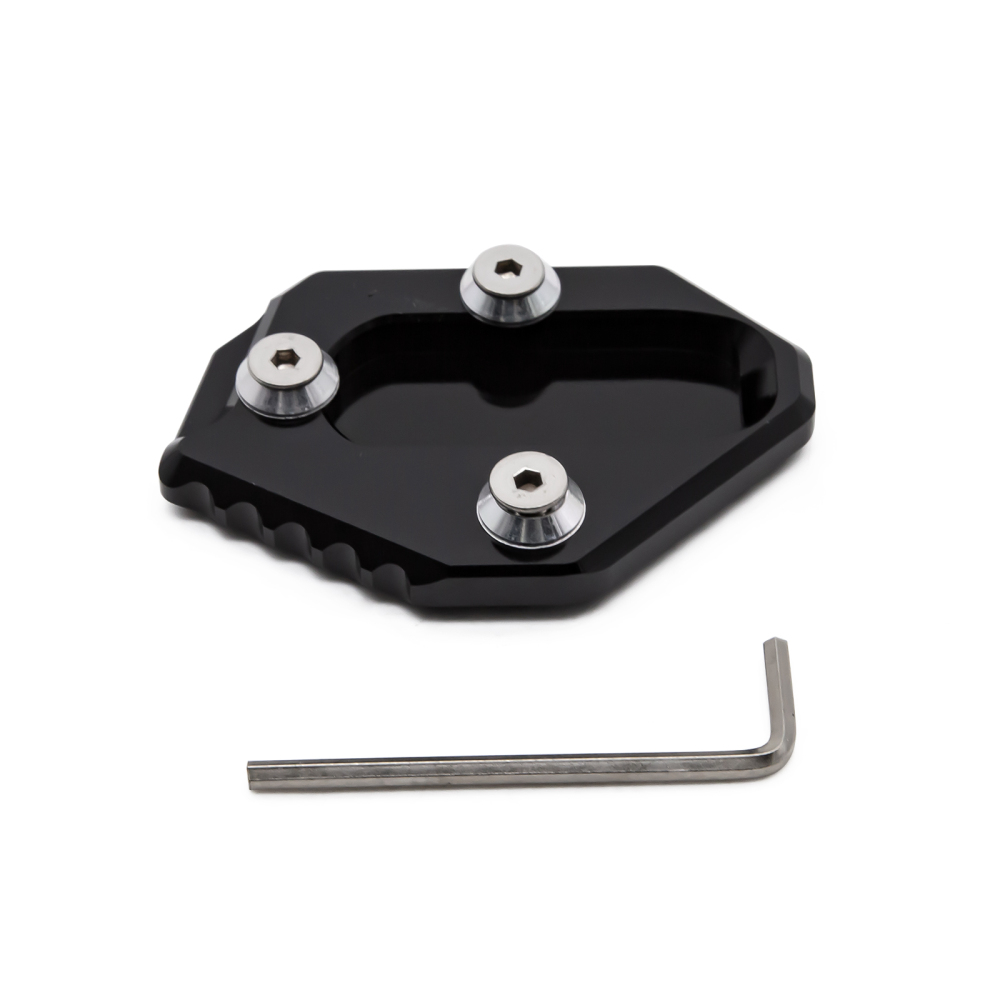 CNC Motorcyle Sidestand Enlarge Plate for super soco Tc electric scooter