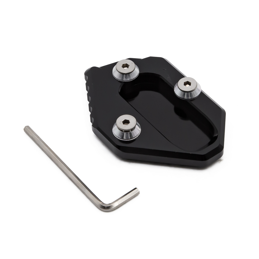 CNC Motorcyle Sidestand Enlarge Plate for super soco Tc electric scooter