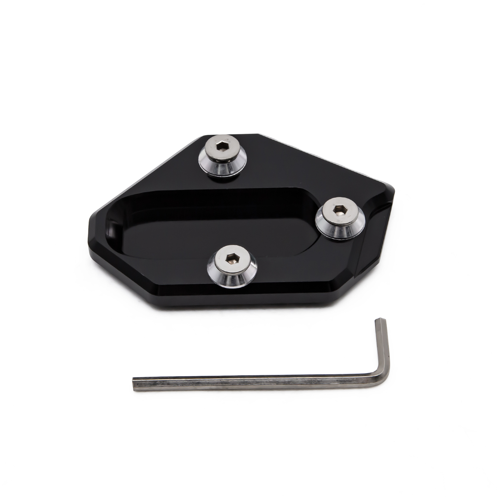CNC Motorcyle Sidestand Enlarge Plate for super soco Tc electric scooter