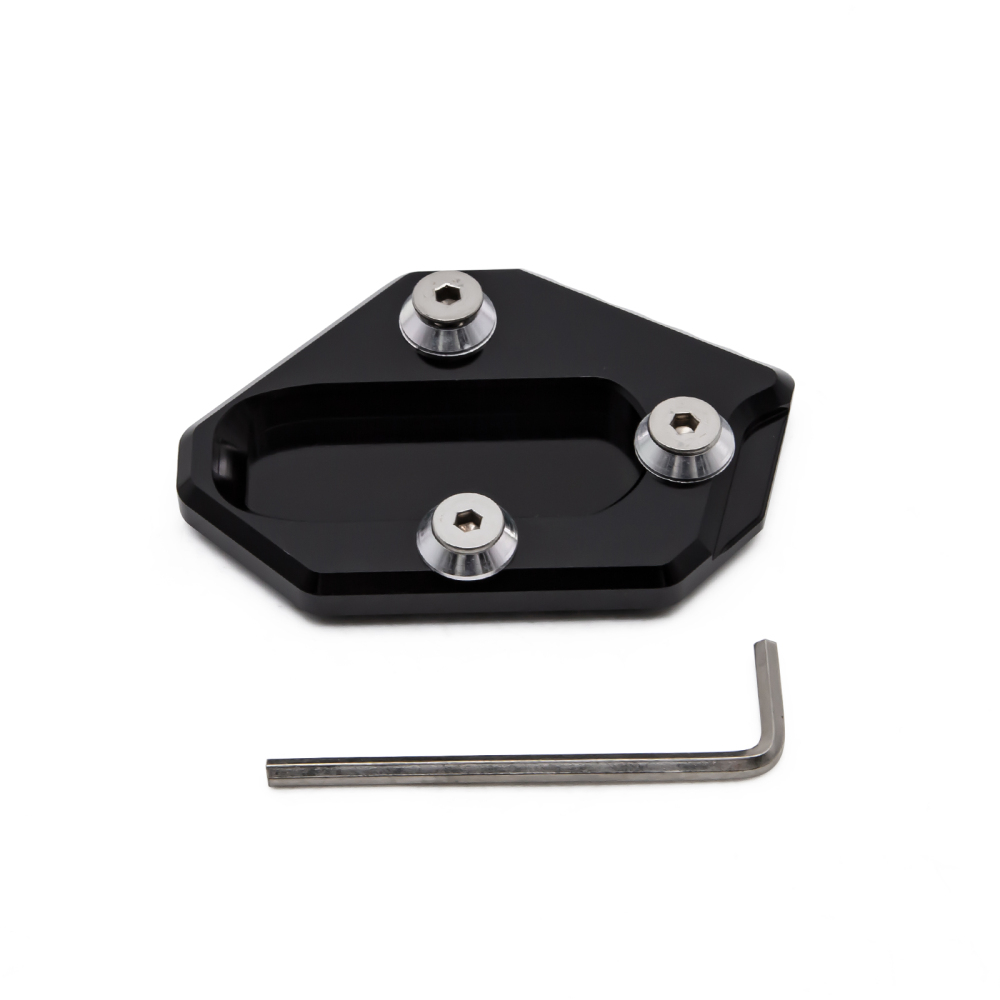 CNC Motorcyle Sidestand Enlarge Plate for super soco Tc electric scooter