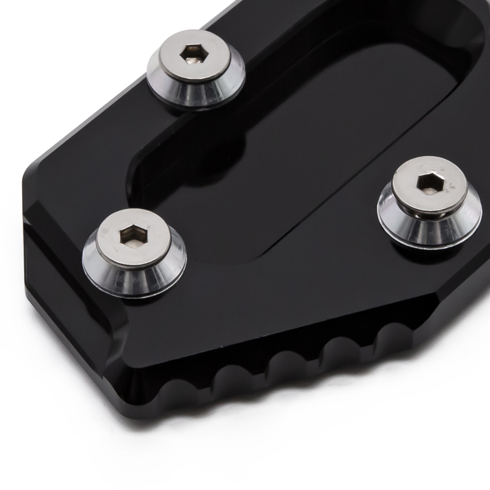 CNC Motorcyle Sidestand Enlarge Plate for super soco Tc electric scooter