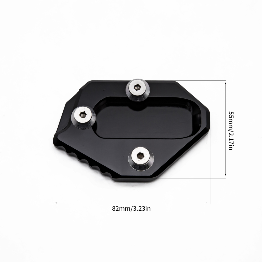 CNC Motorcyle Sidestand Enlarge Plate for super soco Tc electric scooter