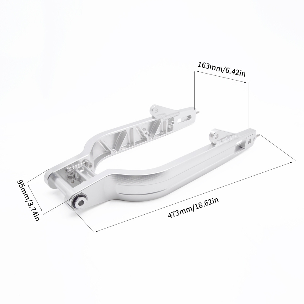Longer Silver Motorcycle CNC Rear Swing Arm for Honda CT70 DAX70
