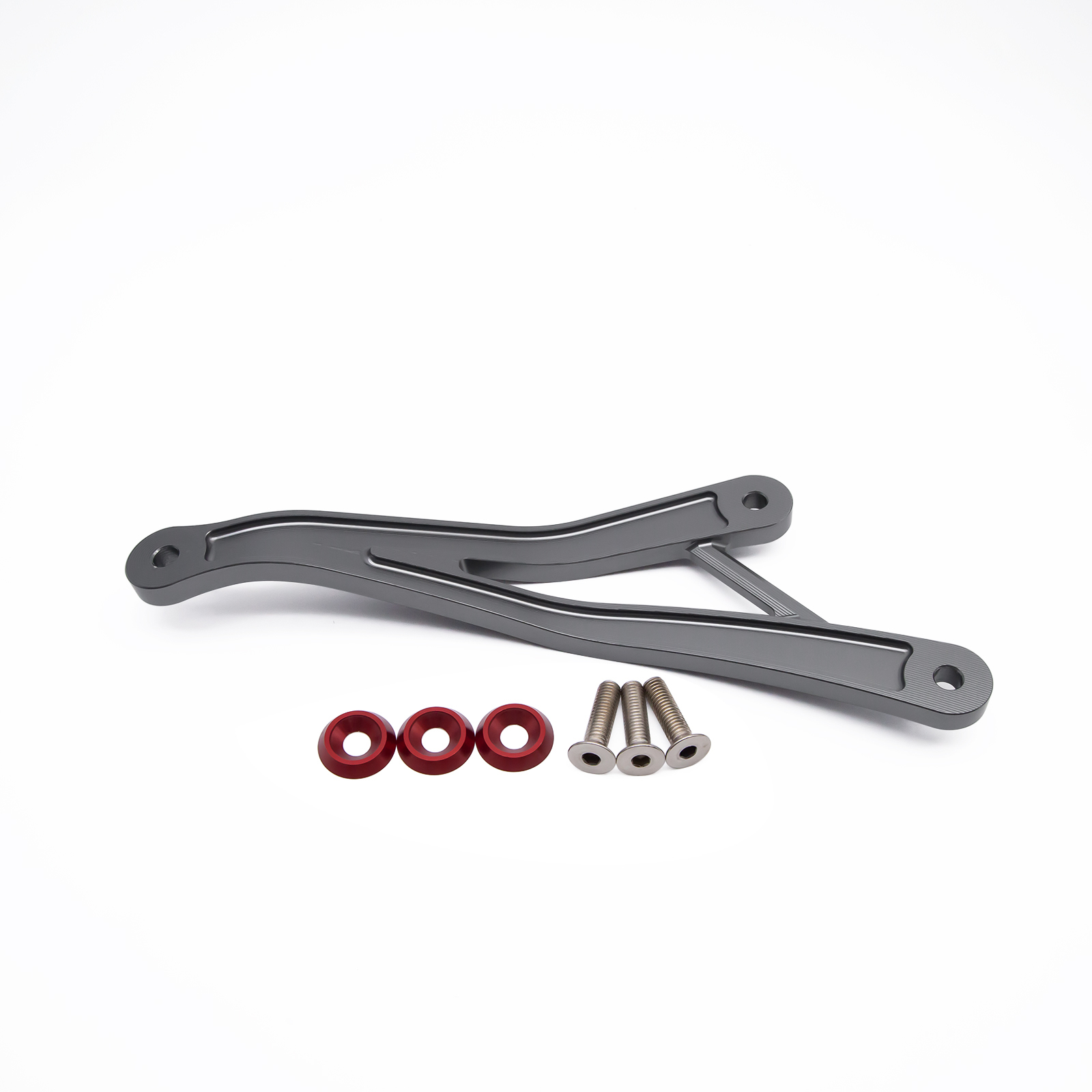 CNC Motorcycle Muffler Exhaust Clamp Mount Holder for Kawasaki ZX4R ZX4RR 2023-2025