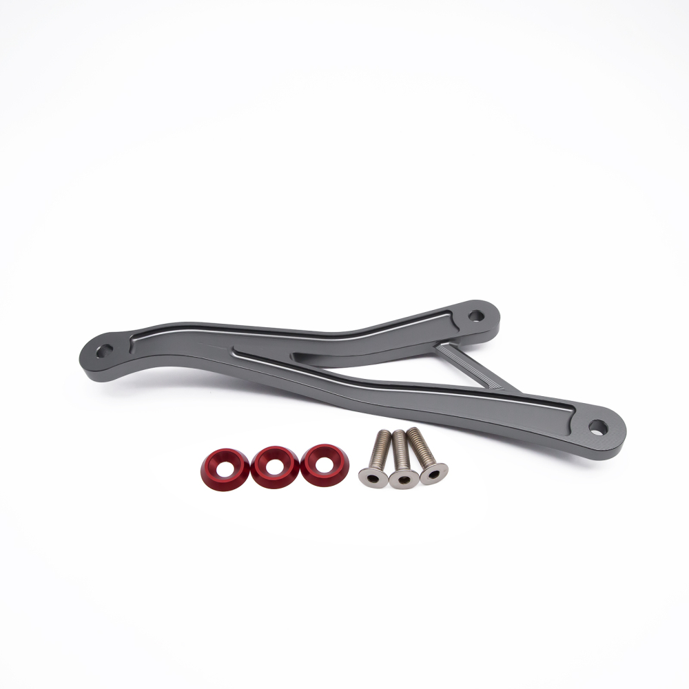 CNC Motorcycle Muffler Exhaust Clamp Mount Holder for Kawasaki ZX4R ZX4RR 2023-2025