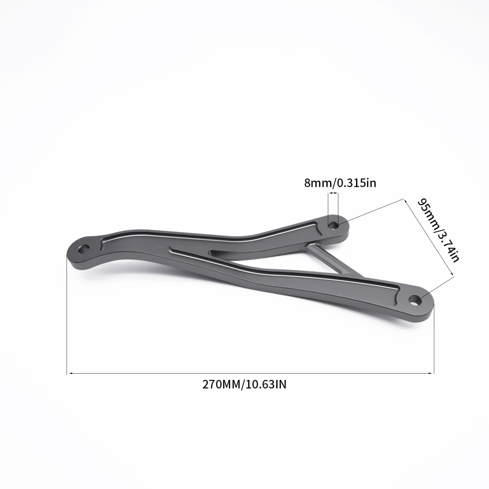 CNC Motorcycle Muffler Exhaust Clamp Mount Holder for Kawasaki ZX4R ZX4RR 2023-2025