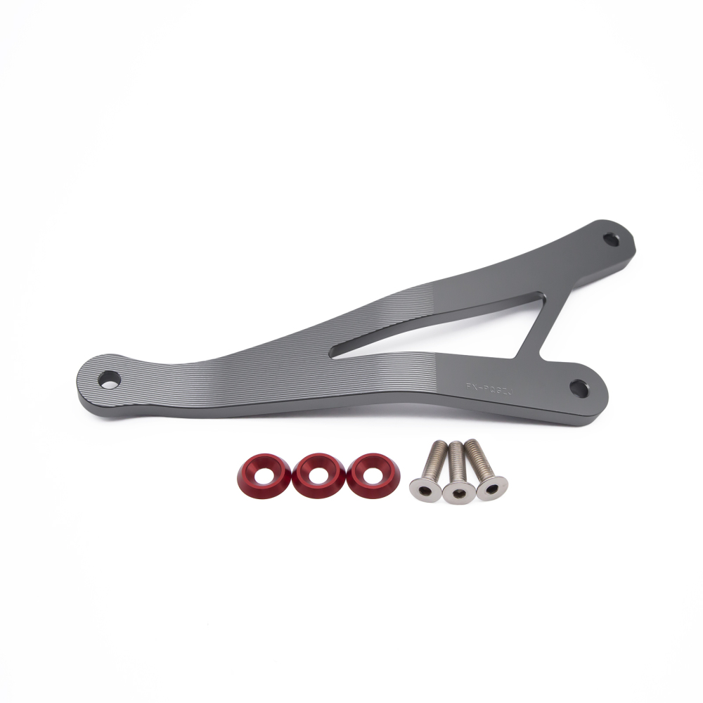 CNC Motorcycle Muffler Exhaust Clamp Mount Holder for Kawasaki ZX4R ZX4RR 2023-2025