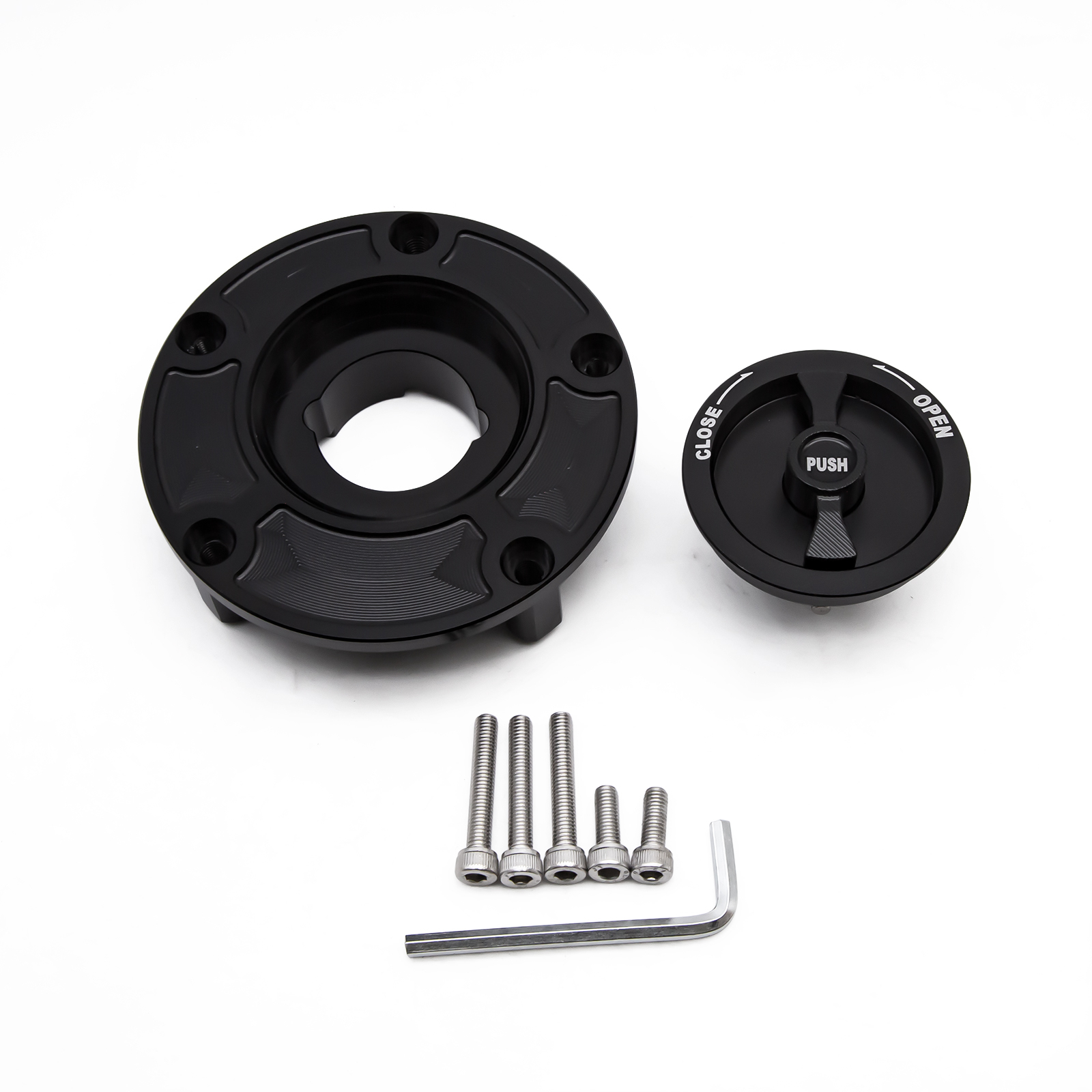 CNC Aluminum Motorcycle Oil Fuel Tank Gas Cap Cover Keyless For QJMOTOR SRV600RS SRV550RS SRV400RS SRV350RS SRV250RS SRK600RS SRK350RS
