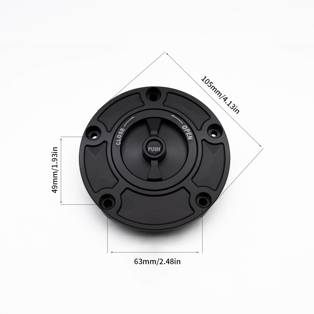 CNC Aluminum Motorcycle Oil Fuel Tank Gas Cap Cover Keyless For QJMOTOR SRV600RS SRV550RS SRV400RS SRV350RS SRV250RS SRK600RS SRK350RS