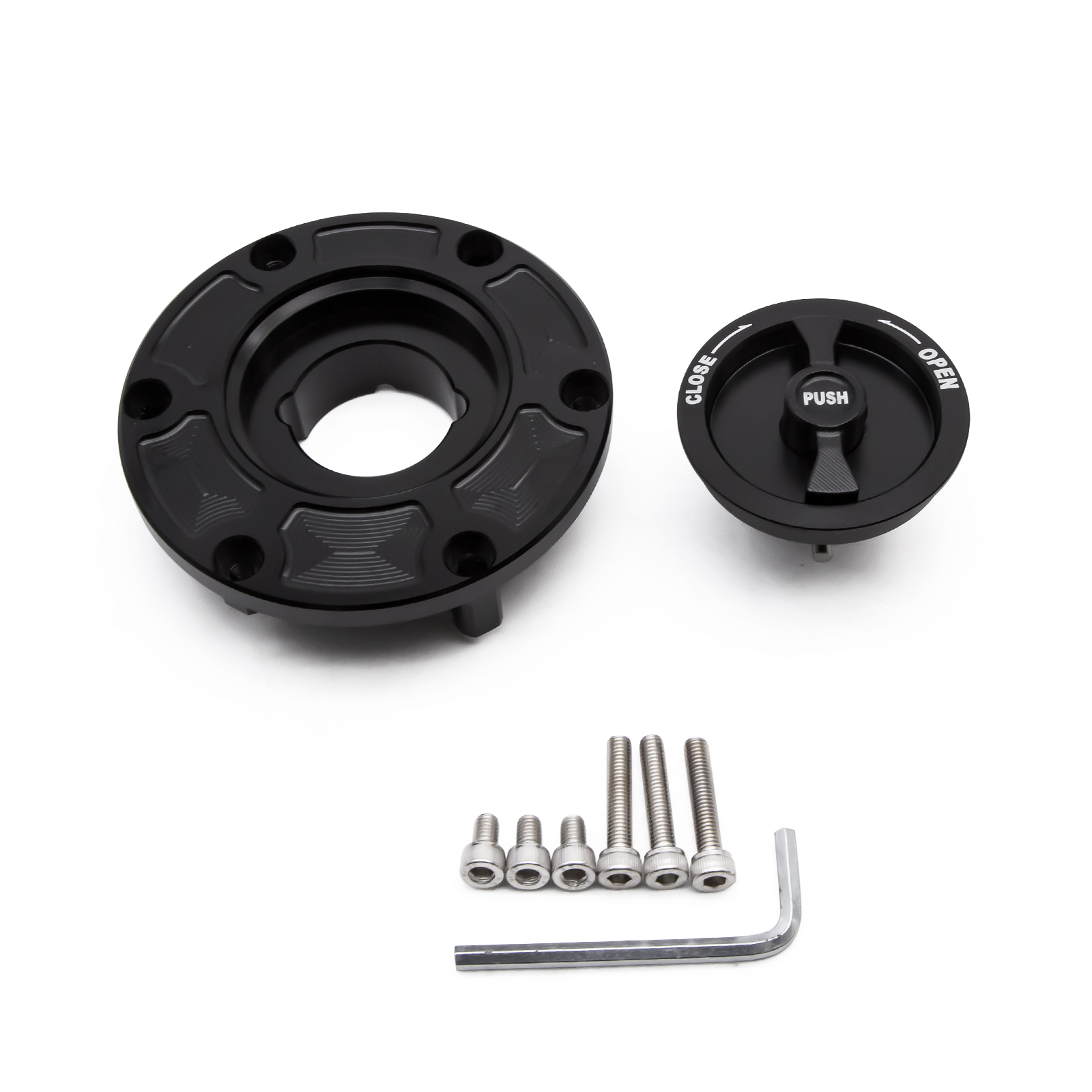 CNC Aluminum Motorcycle Oil Fuel Tank Gas Cap Cover Keyless For Benda Motor Rock 300 Benda Motor LFC700